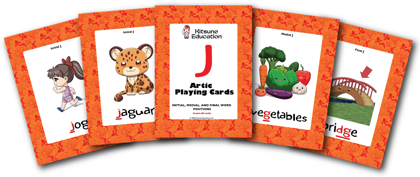 J Articulation Playing Cards