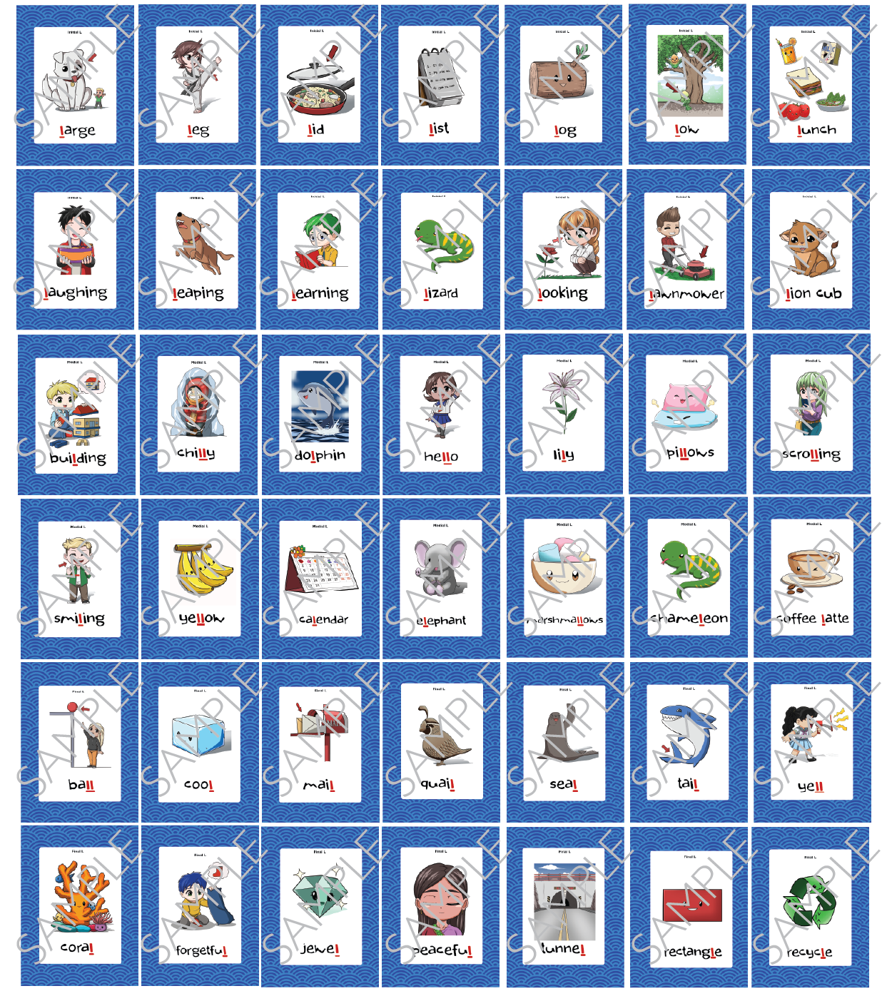 L Articulation Playing Cards