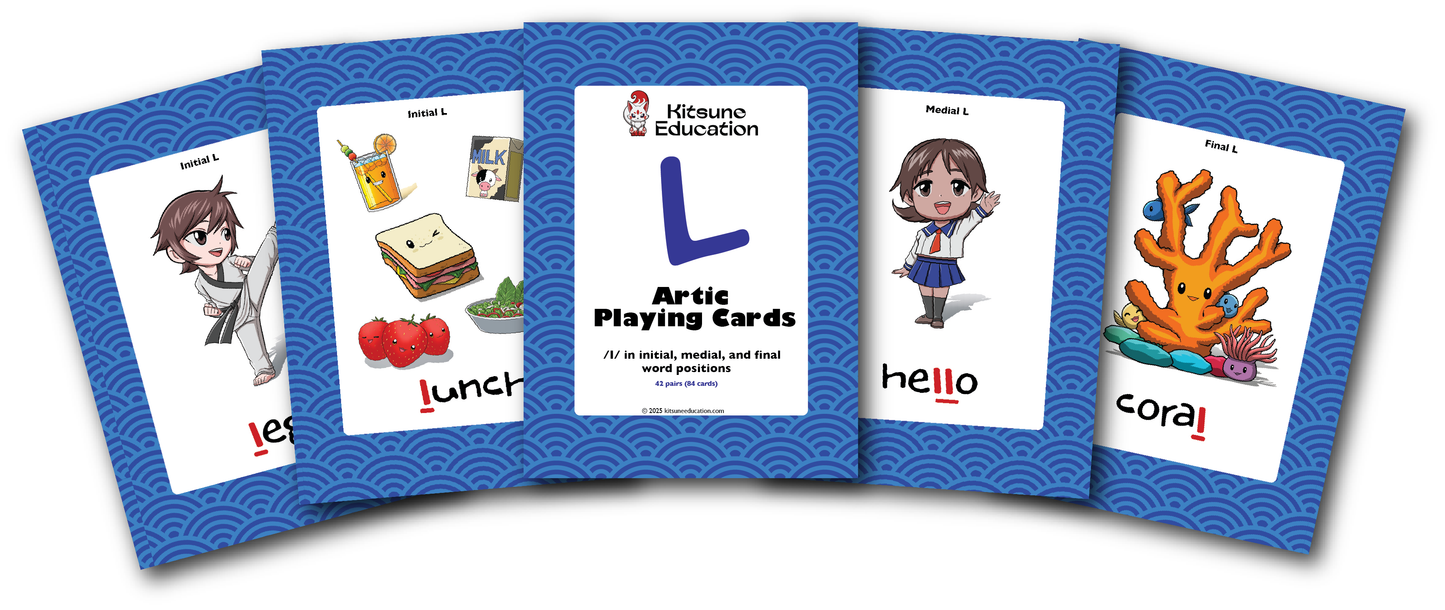 L Articulation Playing Cards